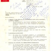 Questões laborais e sociais